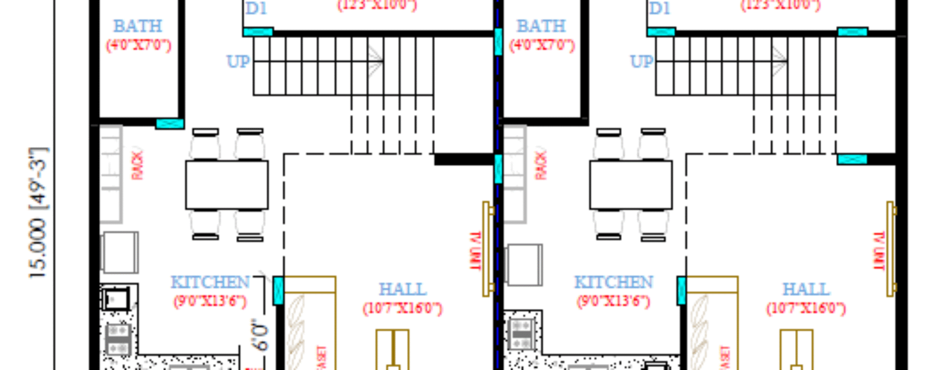 Elegant Twin Homes (Bungalows)